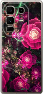 Силиконовый чехол Абстрактные цветы 3 для Infinix Note 50 Pro+ - 850u-4041 изображение 