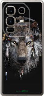 Силіконовий чехол Вовк-меломан для Infinix Note 50 Pro+ - 875u-4041 изображение 