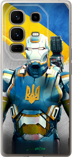 Силиконовый чехол Украинский киборг для Infinix Note 50 Pro+ - 980u-4041 изображение 