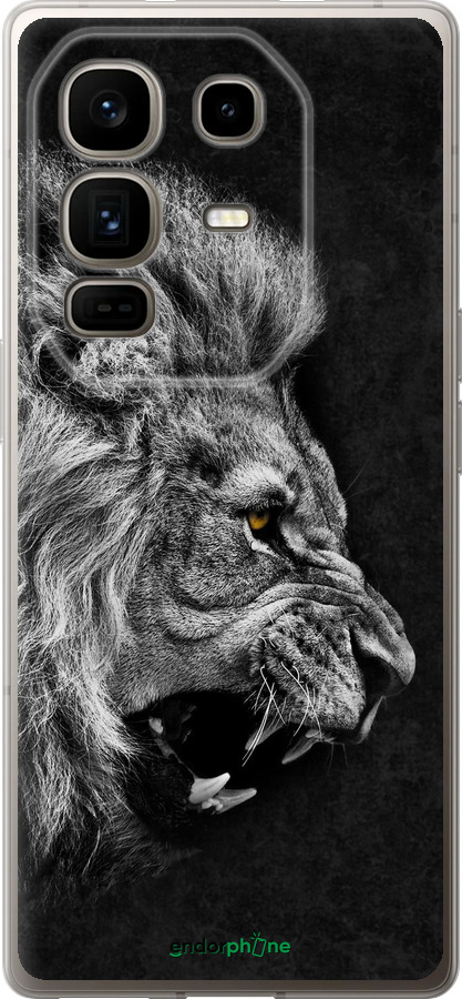 Силиконовый чехол Лев для Infinix Note 50 Pro+ - 1080u-4041 изображение 