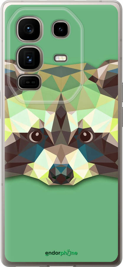 Силиконовый чехол Енот для Infinix Note 50 Pro+ - 1217u-4041 изображение 