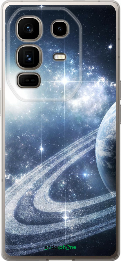 Силіконовий чехол Кільця Сатурна для Infinix Note 50 Pro+ - 173u-4041 изображение 