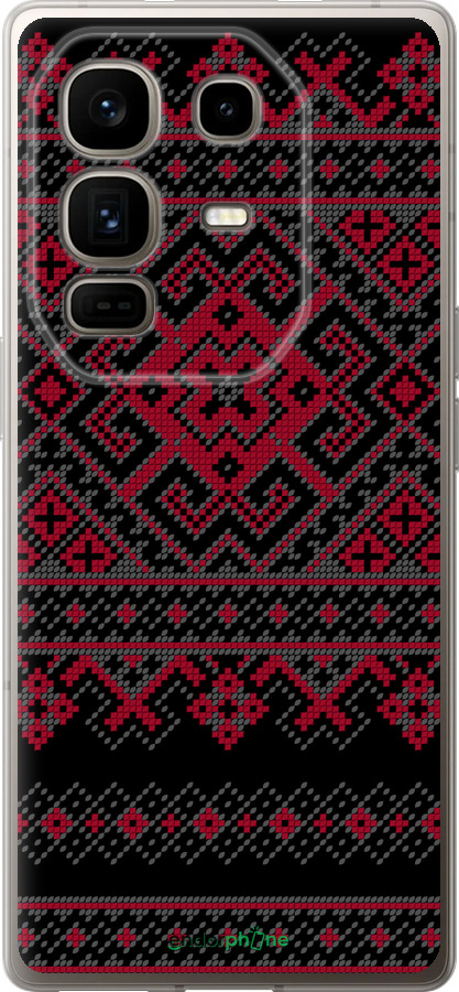 Силиконовый чехол Вышиванка 52 для Infinix Note 50 Pro+ - 1763u-4041 изображение 