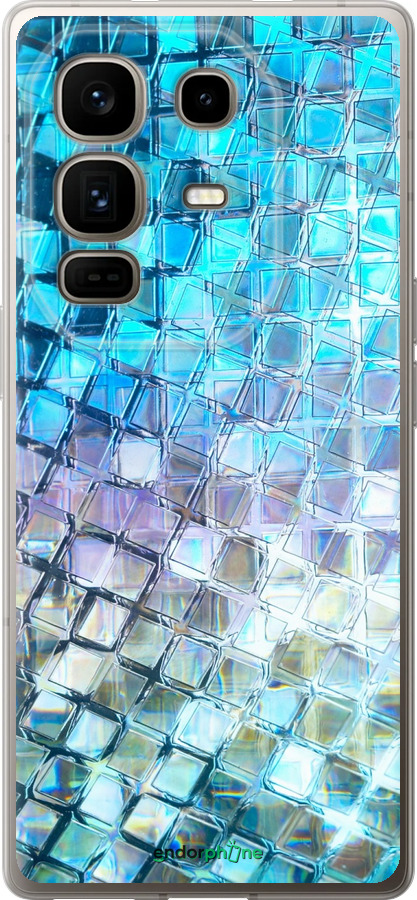 Силиконовый чехол Переливающаяся чешуя для Infinix Note 50 Pro+ - 227u-4041 изображение 