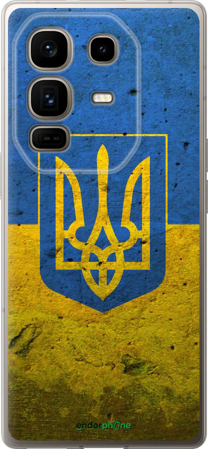 Силиконовый чехол Флаг и герб Украины 2 для Infinix Note 50 Pro+ - 378u-4041 изображение 