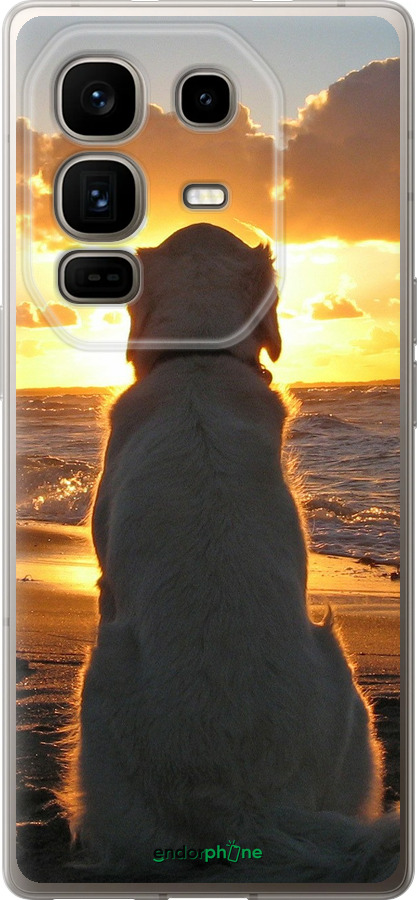 Силіконовий чехол Захід і собака для Infinix Note 50 Pro+ - 3966u-4041 изображение 