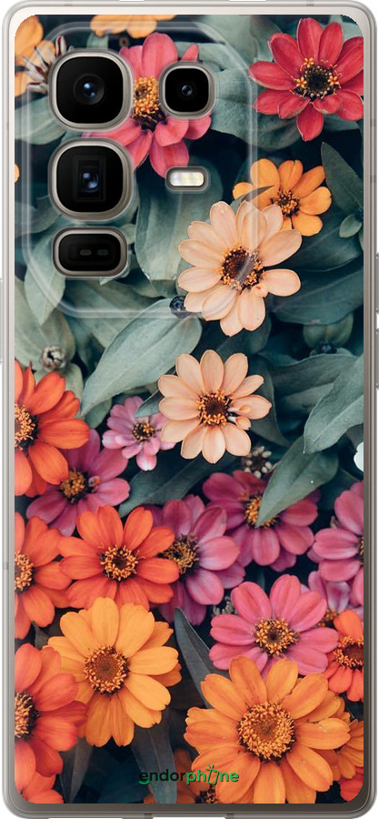 Силиконовый чехол Beauty flowers для Infinix Note 50 Pro+ - 4050u-4041 изображение 