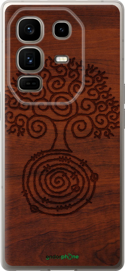 Силиконовый чехол Узор дерева для Infinix Note 50 Pro+ - 4119u-4041 изображение 