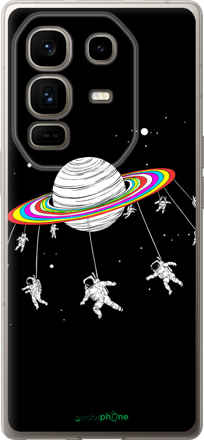 Силиконовый чехол Лунная карусель для Infinix Note 50 Pro+ - 4136u-4041 изображение 