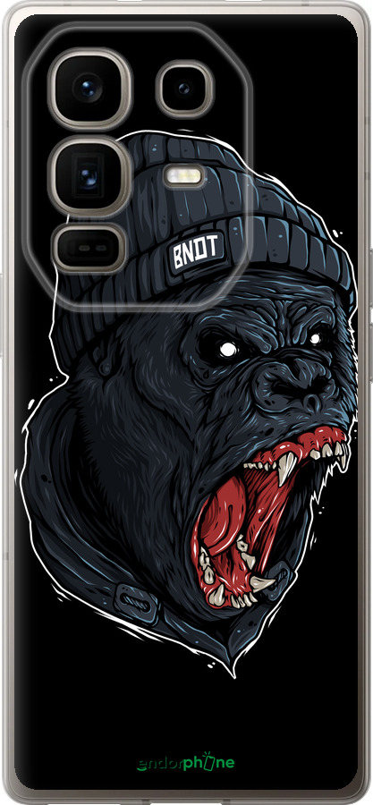 Силиконовый чехол Обезьяна в ярости для Infinix Note 50 Pro+ - 4137u-4041 изображение 