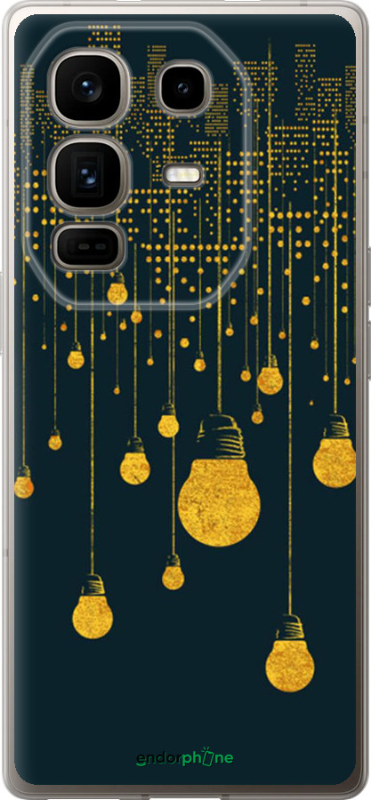 Силиконовый чехол Иллюстрация ночного города для Infinix Note 50 Pro+ - 4162u-4041 изображение 