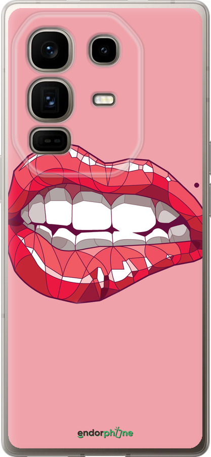 Силіконовий чехол Sexy lips для Infinix Note 50 Pro+ - 4174u-4041 изображение 