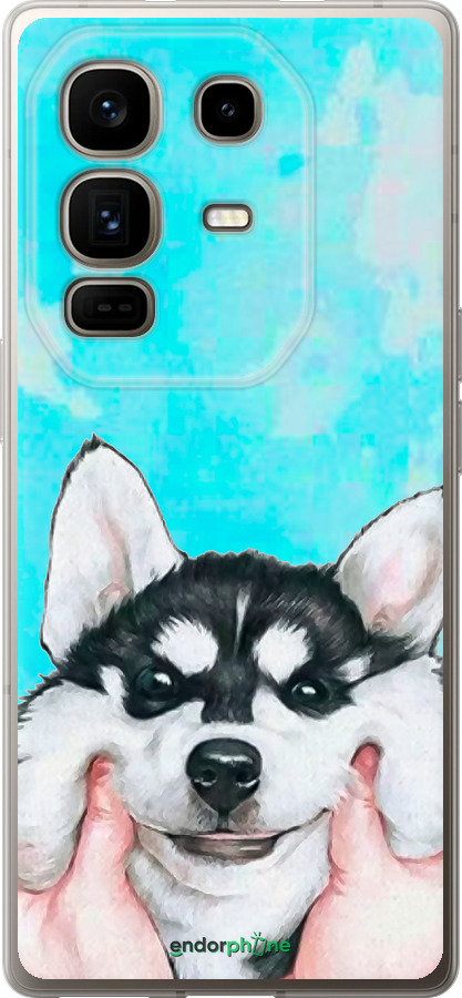 Силиконовый чехол Улыбнись для Infinix Note 50 Pro+ - 4276u-4041 изображение 