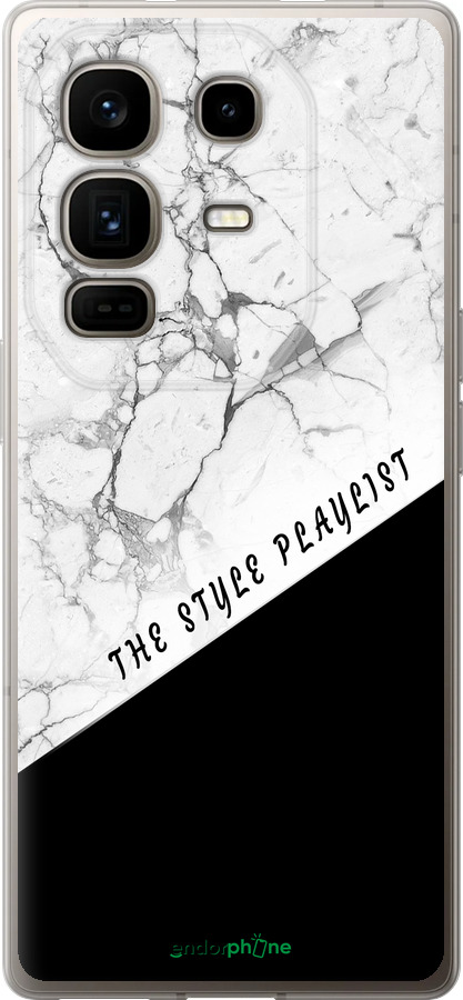 Силиконовый чехол The style playlist для Infinix Note 50 Pro+ - 4308u-4041 изображение 