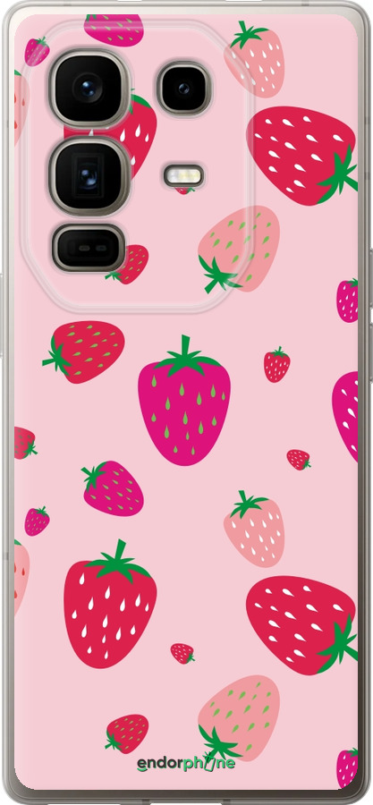 Силиконовый чехол Клубнички для Infinix Note 50 Pro+ - 4332u-4041 изображение 