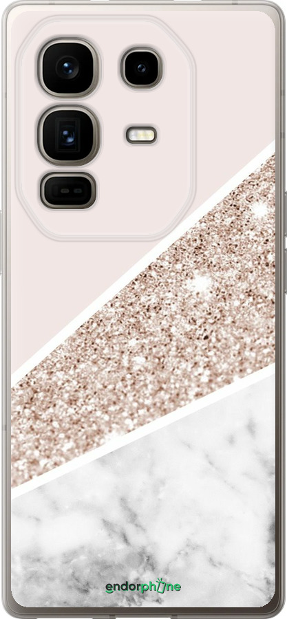 Силиконовый чехол Пастельный мрамор для Infinix Note 50 Pro+ - 4342u-4041 изображение 