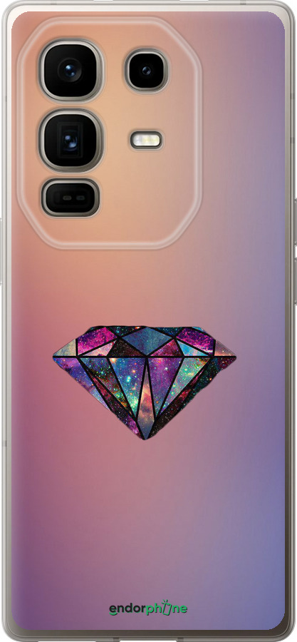 Силиконовый чехол Диамант для Infinix Note 50 Pro+ - 4352u-4041 изображение 