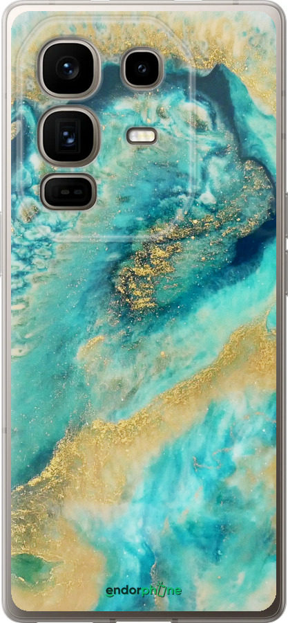 Силіконовий чехол Green marble для Infinix Note 50 Pro+ - 4365u-4041 изображение 