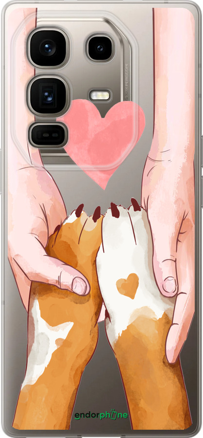 Силиконовый чехол Дружба для Infinix Note 50 Pro+ - 4410u-4041 изображение 