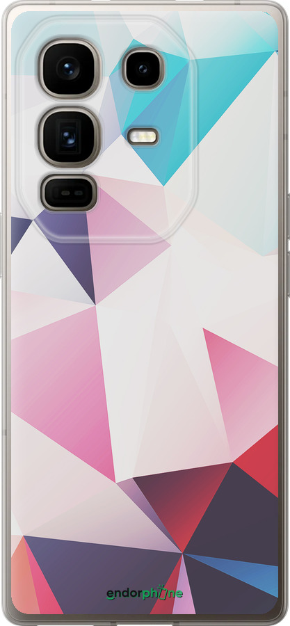 Силиконовый чехол Геометрия 3 для Infinix Note 50 Pro+ - 4415u-4041 изображение 