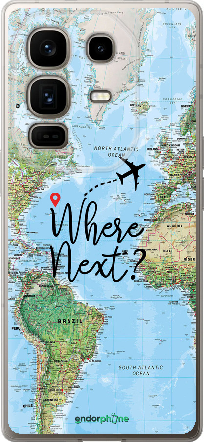 Силиконовый чехол Путешествие для Infinix Note 50 Pro+ - 4503u-4041 изображение 