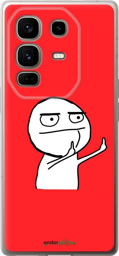 Силиконовый чехол Мем для Infinix Note 50 Pro+ - 4578u-4041 изображение 