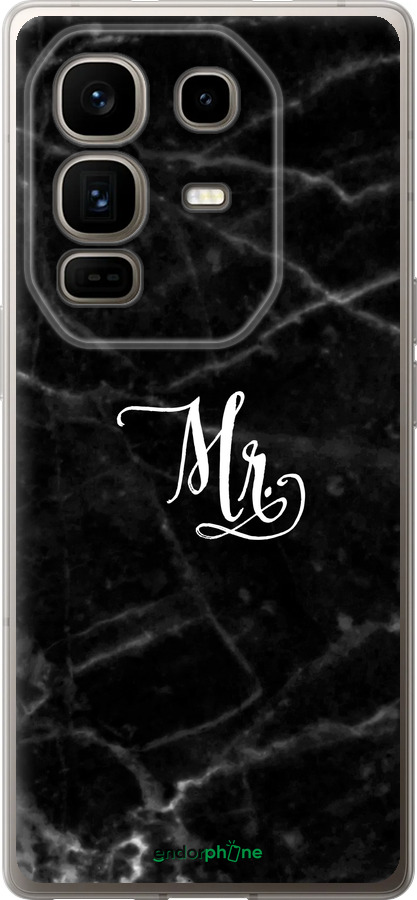 Силиконовый чехол Мрамор1 для Infinix Note 50 Pro+ - 4582u-4041 изображение 