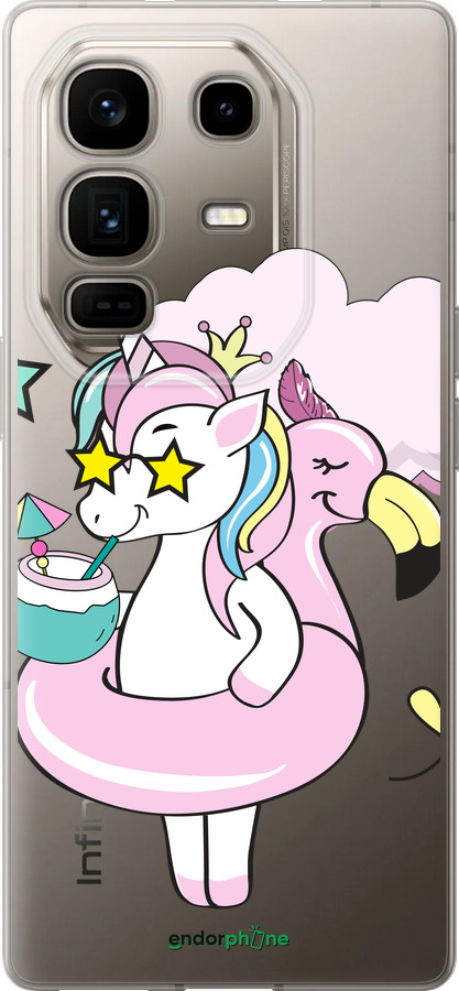 Силиконовый чехол Crown Unicorn для Infinix Note 50 Pro+ - 4660u-4041 изображение 