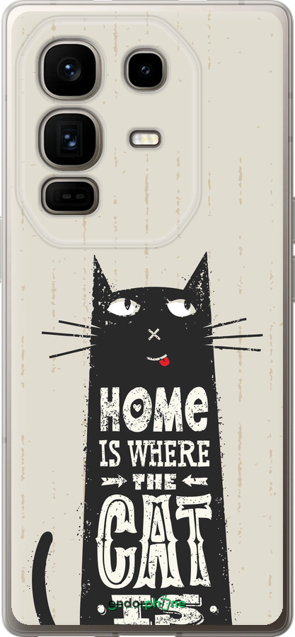 Силиконовый чехол Кот для Infinix Note 50 Pro+ - 4671u-4041 изображение 