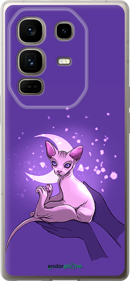 Силиконовый чехол Кот2 для Infinix Note 50 Pro+ - 4676u-4041 изображение 