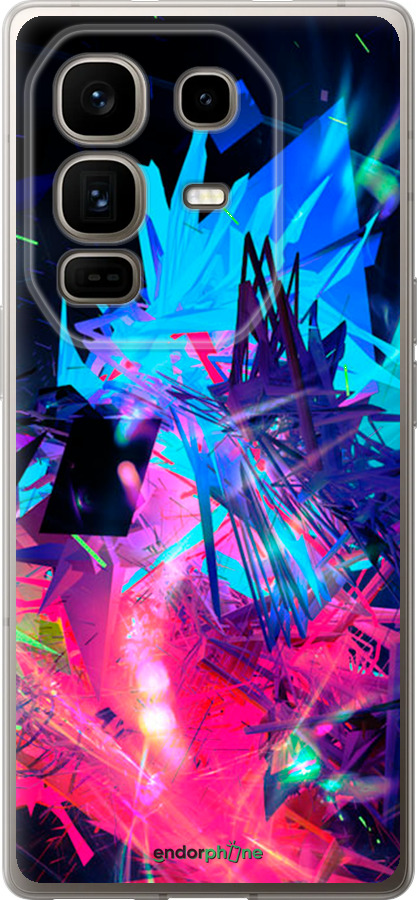 Силиконовый чехол Абстрактный чехол для Infinix Note 50 Pro+ - 4681u-4041 изображение 