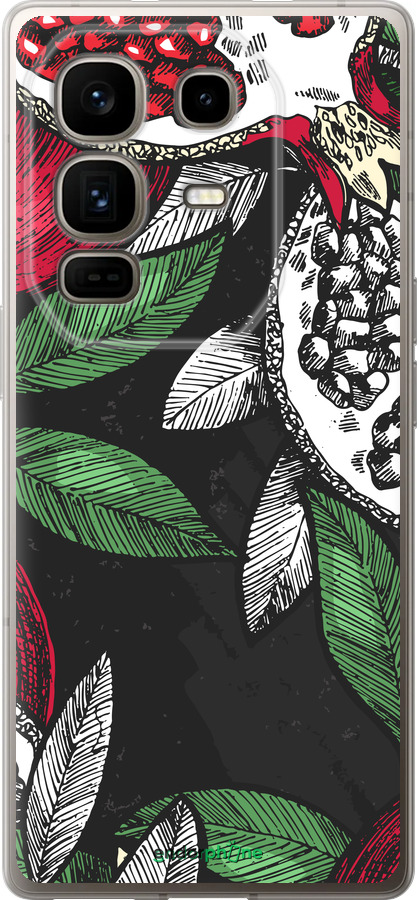 Силиконовый чехол Гранат для Infinix Note 50 Pro+ - 4692u-4041 изображение 