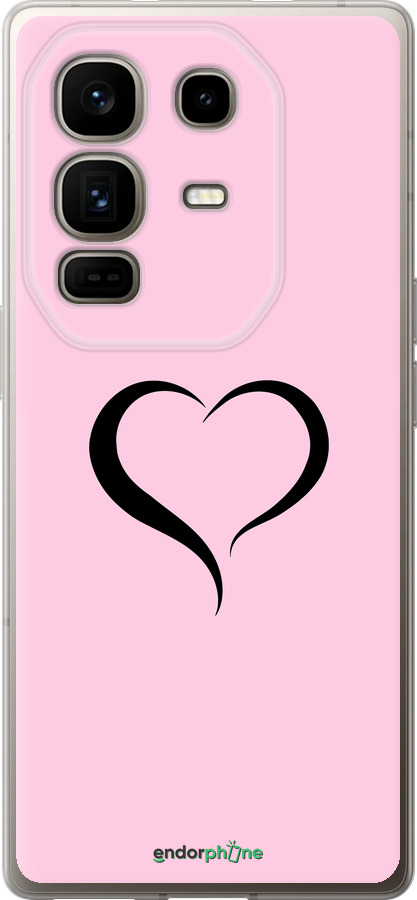 Силіконовий чехол Серце 1 для Infinix Note 50 Pro+ - 4730u-4041 изображение 