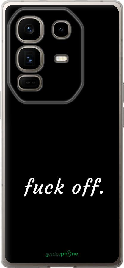 Силиконовый чехол Fuck off для Infinix Note 50 Pro+ - 4731u-4041 изображение 