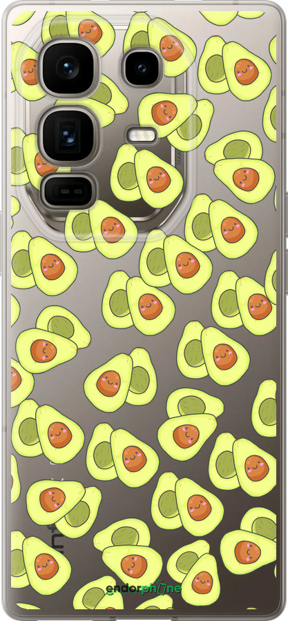 Силіконовий чехол Веселі авокадо для Infinix Note 50 Pro+ - 4799u-4041 изображение 