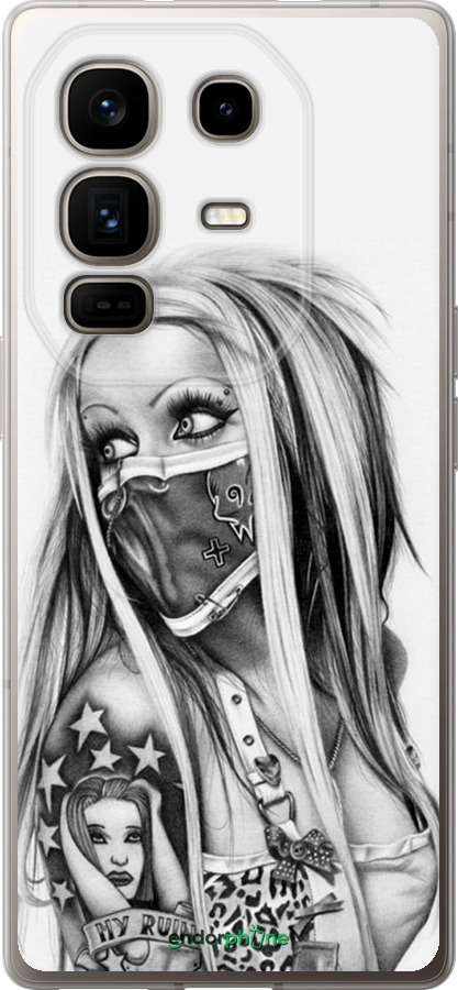 Силиконовый чехол Biohazard  8 для Infinix Note 50 Pro+ - 4824u-4041 изображение 