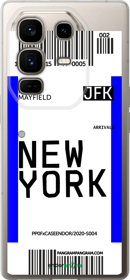 Силиконовый чехол New York для Infinix Note 50 Pro+ - 4861u-4041 изображение 