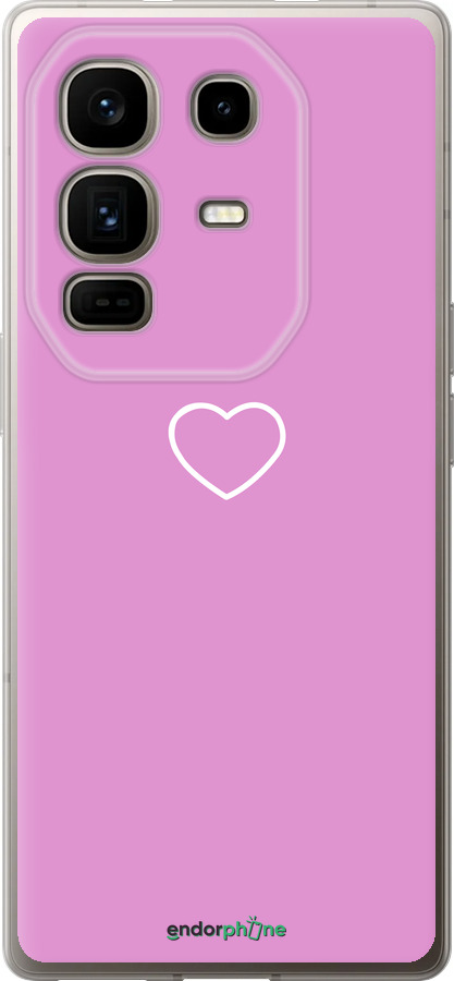 Силиконовый чехол Сердце 2 для Infinix Note 50 Pro+ - 4863u-4041 изображение 