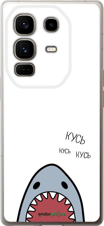 Силіконовий чехол Акула для Infinix Note 50 Pro+ - 4870u-4041 изображение 