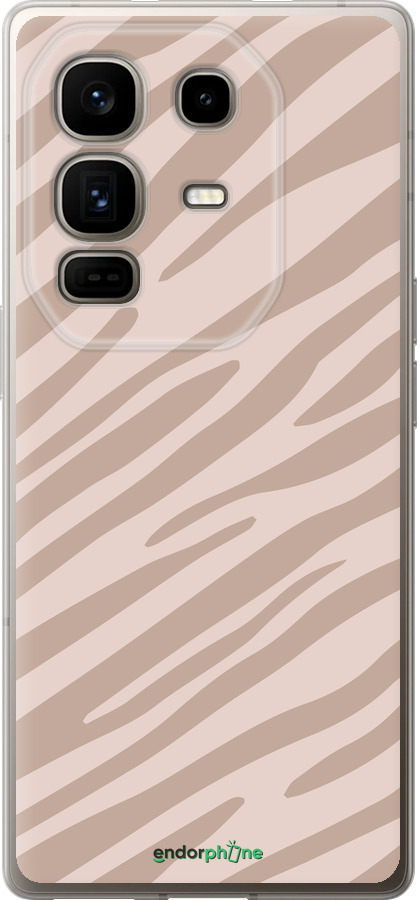 Силиконовый чехол Зебра беж для Infinix Note 50 Pro+ - 4875u-4041 изображение 