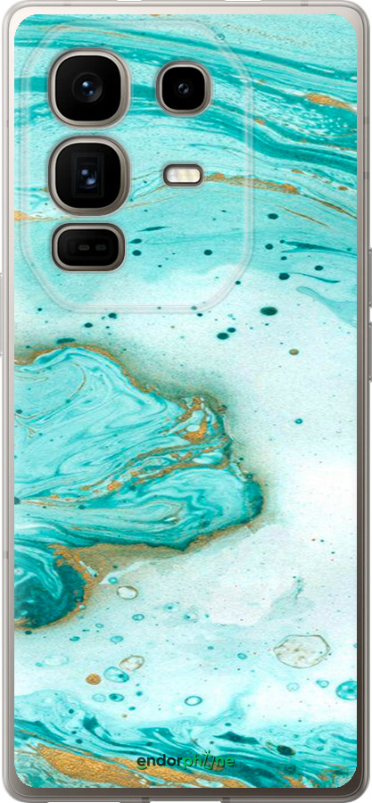 Силиконовый чехол Мраморный для Infinix Note 50 Pro+ - 4895u-4041 изображение 