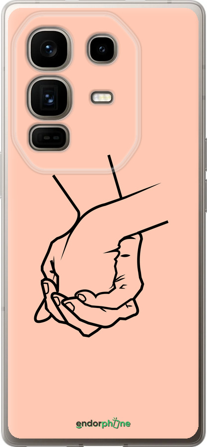 Силиконовый чехол Руки для Infinix Note 50 Pro+ - 4896u-4041 изображение 