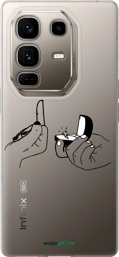 Силиконовый чехол Предложение для Infinix Note 50 Pro+ - 4898u-4041 изображение 