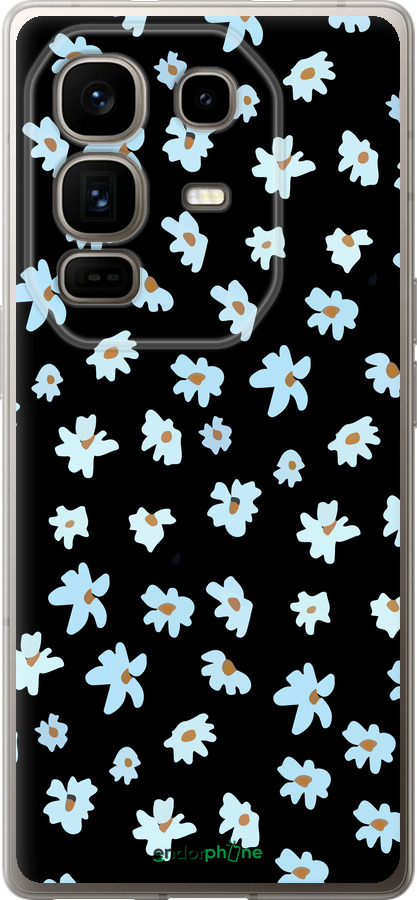 Силиконовый чехол Цветочный для Infinix Note 50 Pro+ - 4900u-4041 изображение 