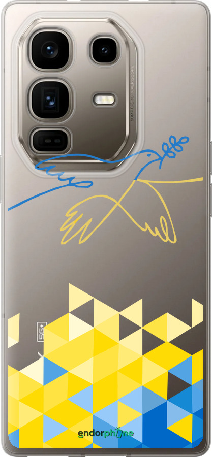 Силиконовый чехол Птица мира для Infinix Note 50 Pro+ - 5231u-4041 изображение 