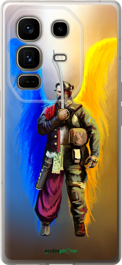 Силиконовый чехол Воин-Ангел для Infinix Note 50 Pro+ - 5317u-4041 изображение 