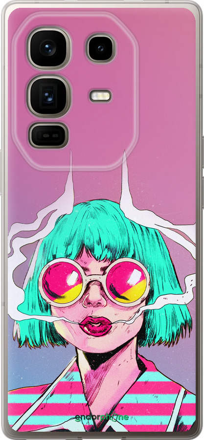 Силіконовий чехол Поп арт дівчина для Infinix Note 50 Pro+ - 5378u-4041 изображение 