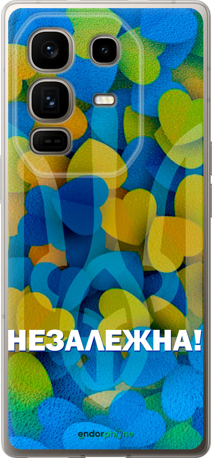 Силиконовый чехол Незалежна для Infinix Note 50 Pro+ - 5447u-4041 изображение 