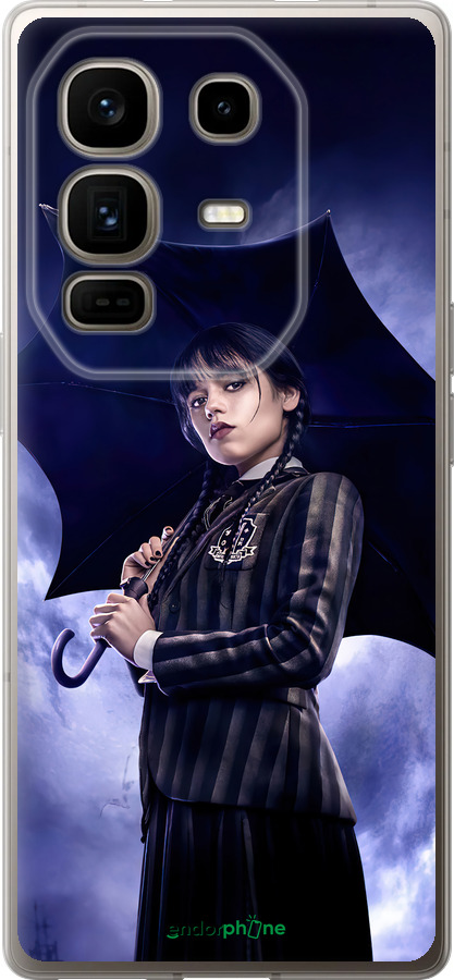 Силіконовий чехол Wednesday v2 для Infinix Note 50 Pro+ - 5516u-4041 изображение 