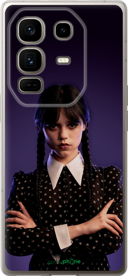 Силіконовий чехол Wednesday v3 для Infinix Note 50 Pro+ - 5517u-4041 изображение 